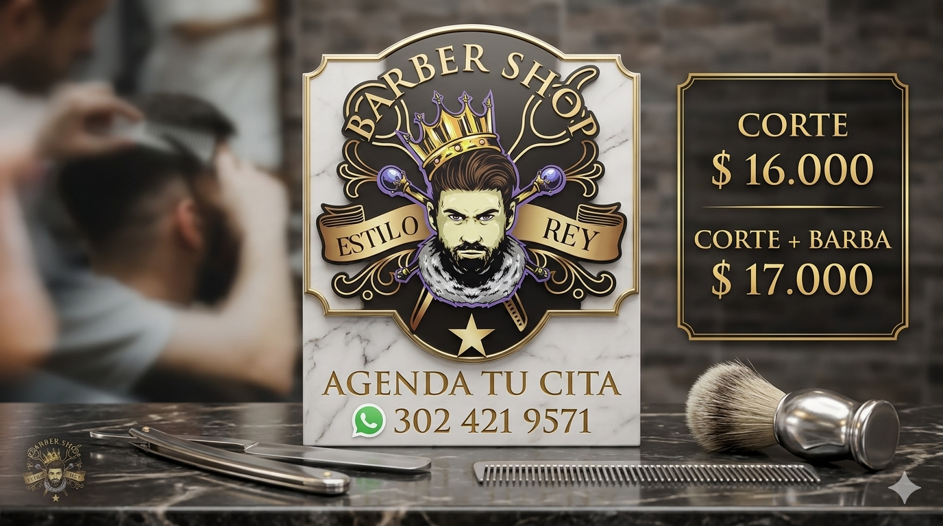 Barberia Estilo Rey