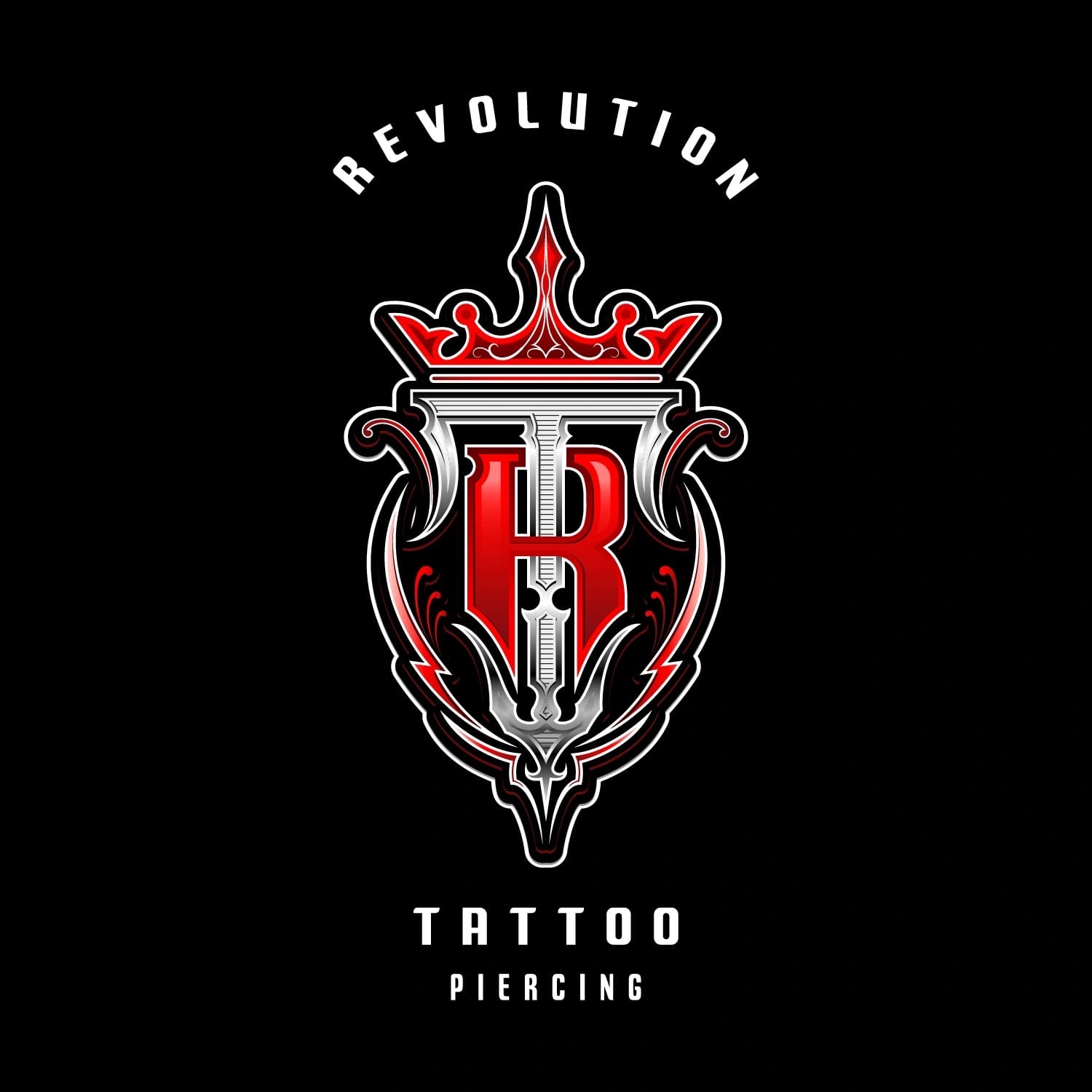Logo de Revolution Tattoo - Body Piercing